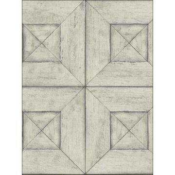 Verity Wood Light Grey Wallpaper