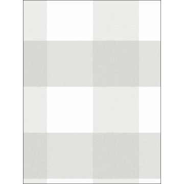 Selah Gingham Light Grey Wallpaper