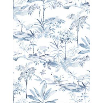 Lagoon Scenic Island Blue Wallpaper