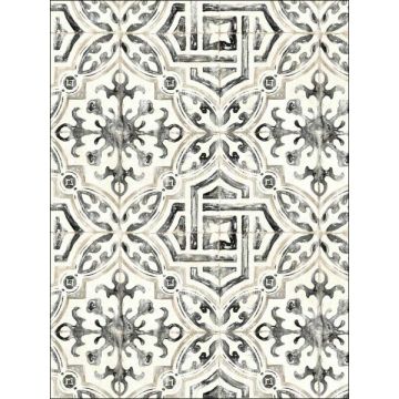 Sonoma Beach Tile Black Wallpaper