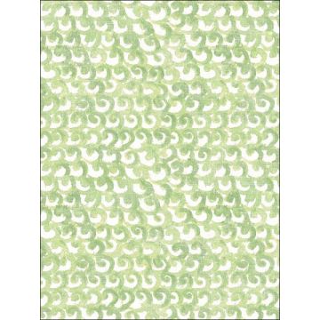 Saltwater Wave Green Wallpaper