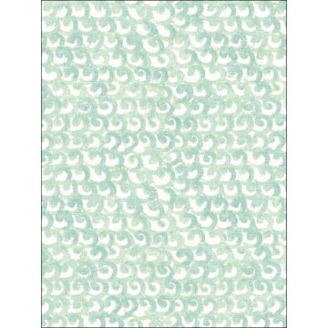 Saltwater Wave Teal Wallpaper