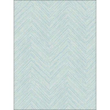 Caladesi Faux Linen Teal Wallpaper