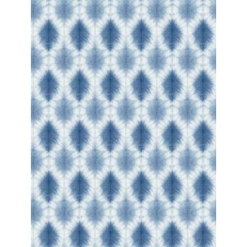 Mombi Diamond Shibori Navy Wallpaper