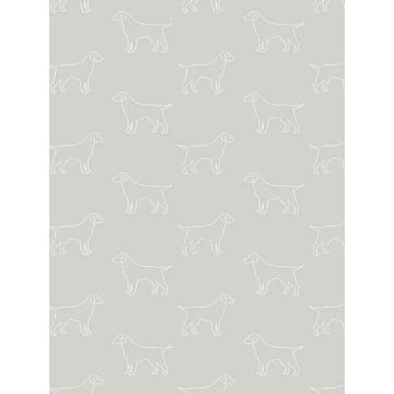 Yoop Dog Grey Wallpaper