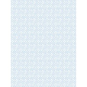 Jellia Petal Geometric Blue Wallpaper