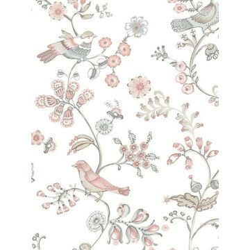 Jinjur Blush Bird Trail Blush Wallpaper