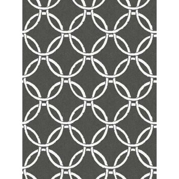 Quelala Ring Ogee Black Wallpaper