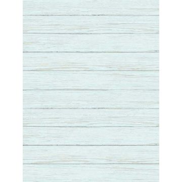 Ozma Wood Plank Aqua Wallpaper