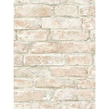 Arlington Brick Rust Wallpaper