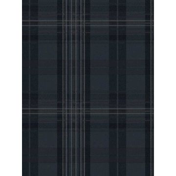 Austin Plaid Navy Wallpaper