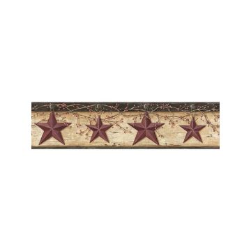 Ennis Maroonic Barn Star Maroon Border