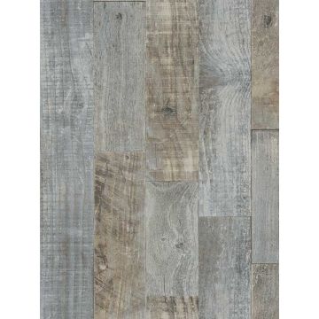 Chebacco Wood Planks Slate Wallpaper
