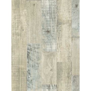 Chebacco Wood Planks Taupe Wallpaper