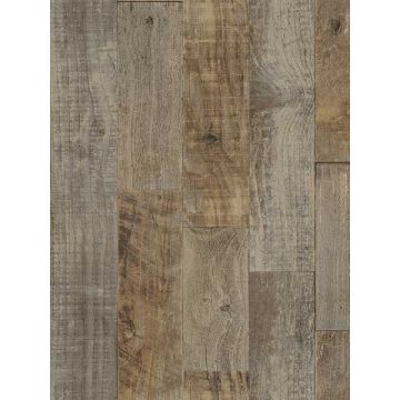 Chebacco Wood Planks Brown Wallpaper