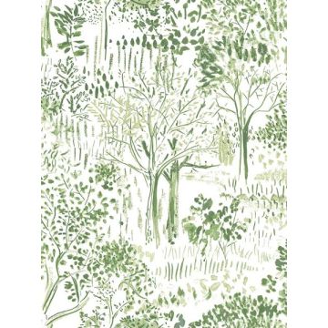 Walden Forest Green Wallpaper