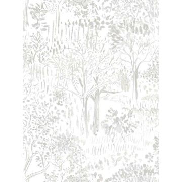 Walden Forest Grey Wallpaper