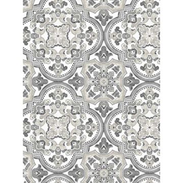 Concord Medallion Black Wallpaper