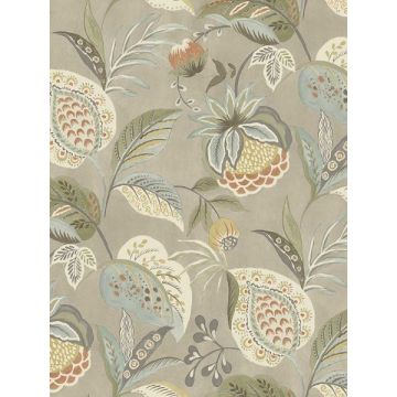 Bohemian Jacobean Taupe Wallpaper