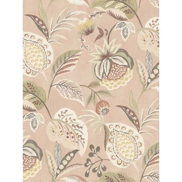 Bohemian Jacobean Blush Wallpaper