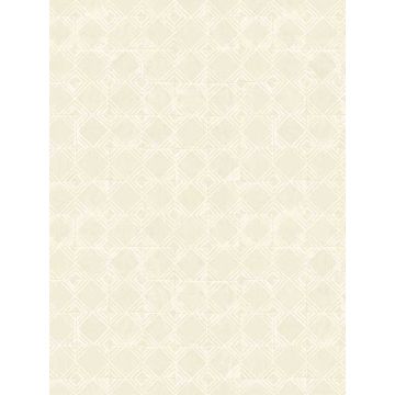 Button Block Geometric Taupe Wallpaper