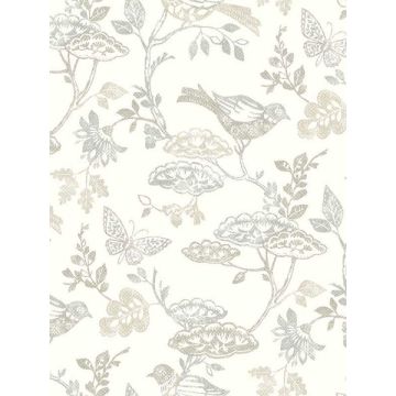 Malmo Trail Grey Wallpaper