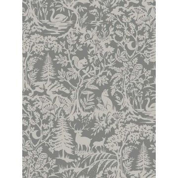 Alrick Forest Venture Charcoal Wallpaper