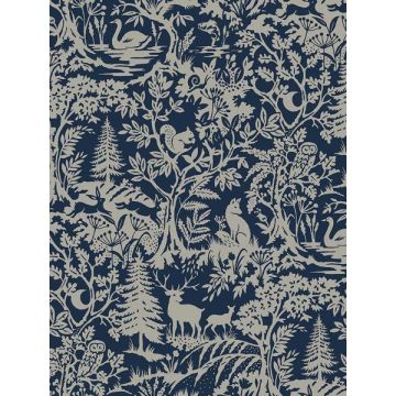 Alrick Forest Venture Navy Wallpaper