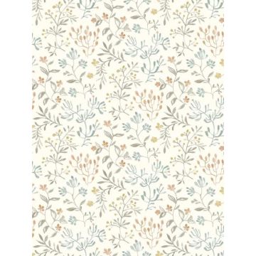 Tarragon Dainty Meadow Pastel Wallpaper