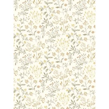 Tarragon Dainty Meadow Honey Wallpaper