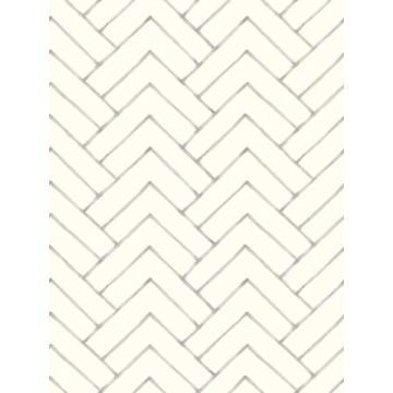 Oswin Tiered Herring Grey Wallpaper