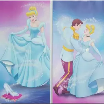 Cinderella and Prince Charming Disney Mural