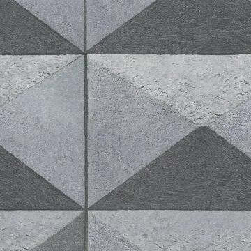 35322 Plastered Diamond Wallpaper Grey, Black Texture Palette 2 Norwall Wallcovering