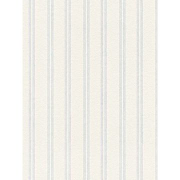 Elliott Stripe Paintable White Wallpaper
