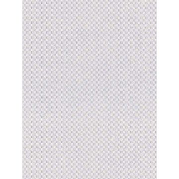 Jason Check Paintable White Wallpaper
