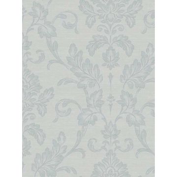 Antonella Scroll Light Blue Wallpaper