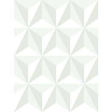 Adella Geometric Sage Wallpaper