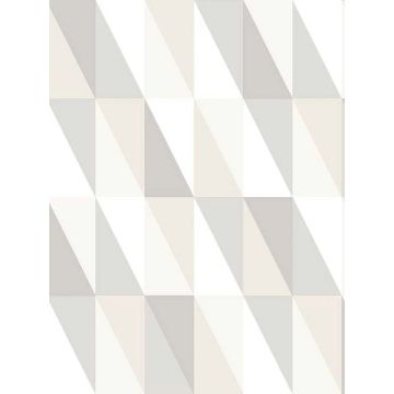 Inez Geometric Neutral Wallpaper