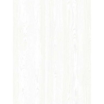 Elio Wood White Wallpaper