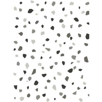 Ona Terrazzo Charcoal Wallpaper