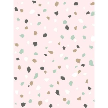 Ona Terrazzo Pink Wallpaper