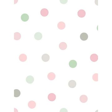 Jubilee Dots Pink Wallpaper