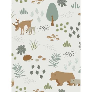 Finola Bears Moss Wallpaper