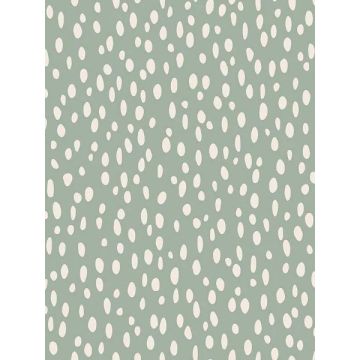 Willa Dots Moss Wallpaper