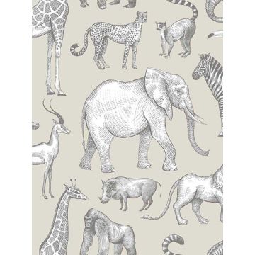 Kenji Safari Taupe Wallpaper