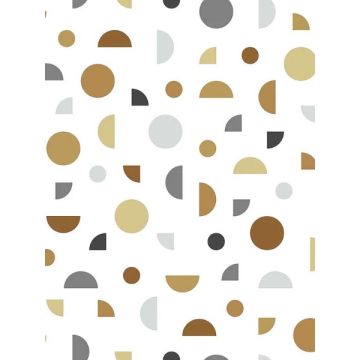 Marilee Circles Neutral Wallpaper