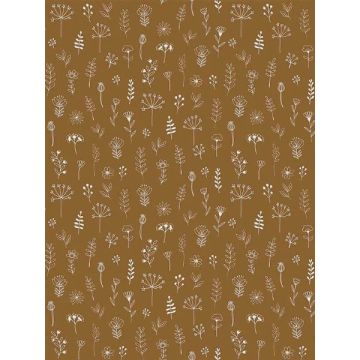 Tatula Floral Chestnut Wallpaper