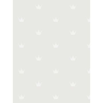 Bea Crowns Silver Wallpaper