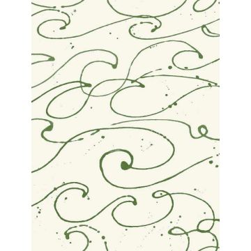 Kuroshio Ocean Wave Green Wallpaper