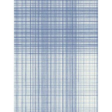 Madras Plaid Blue Wallpaper